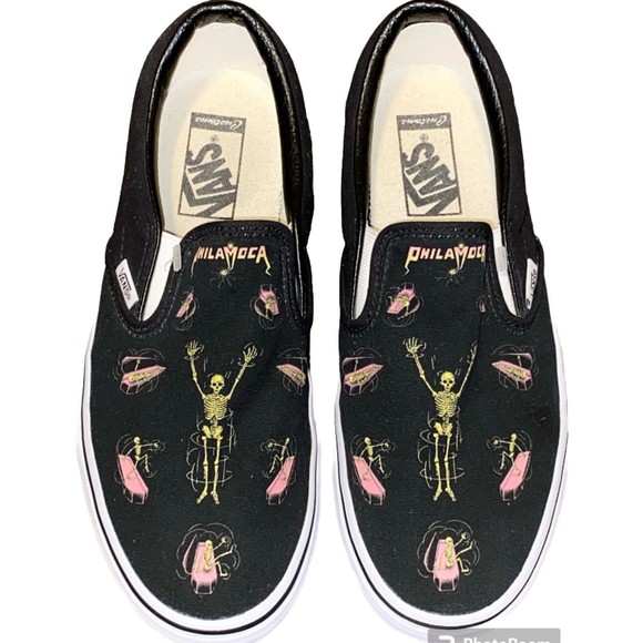 Vans Of The Wall Customs Skeleton Low Top Sneakers Mens Sz 7.5/women Sz 9 main image 8